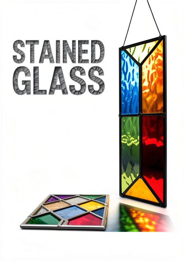 Stained Glass Mastercraft Series Crafting Guide 139 Page Print-0
