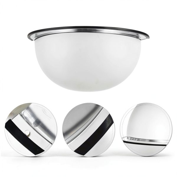Acrylic Half Dome Blindspot Mirror Isohit 2 Pack 18in Safety Convex-2
