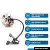 Modtek High Definition Clip-On Rear-View Mirror 3.75" Round Convex-1