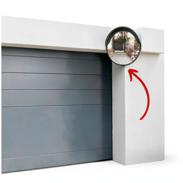 SecurityMan Large 24 Inch Convex Safety Mirror 40ft Blind Spot View-6