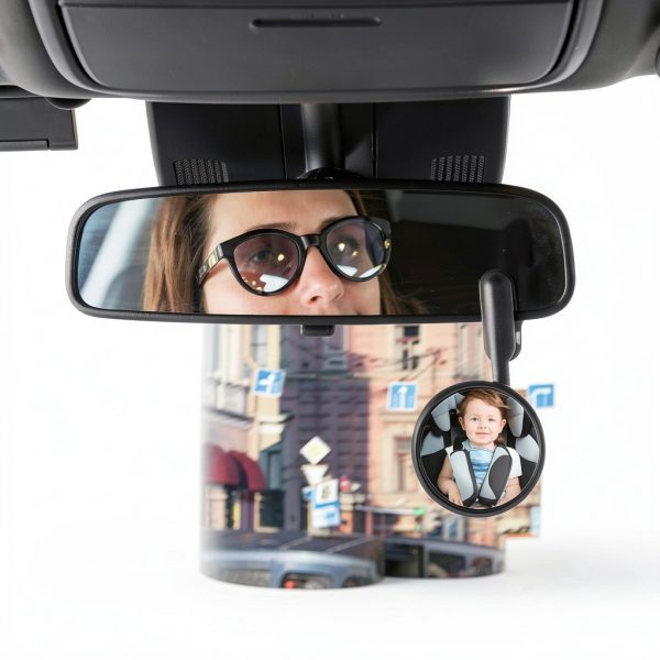 Watch-It Monitor Mirror PELEG DESIGN Clip-On Adjustable Silver Mirror-4