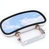 Convex Mirror TOEMIRR 8" x 4" Steel Rearview U‑Bracket-4
