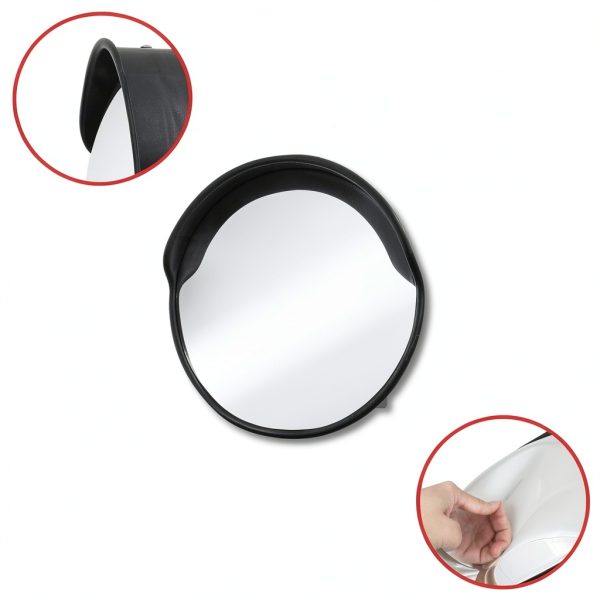 SecurityMan Large 24 Inch Convex Safety Mirror 40ft Blind Spot View-2