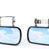 Convex Mirror TOEMIRR 8" x 4" Steel Rearview U‑Bracket-3