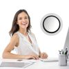 Office Cubicle Mirrors Pretwad 2.3in Swivel Monitor Mirror Black-2