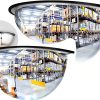 Acrylic Half Dome Blindspot Mirror Isohit 2 Pack 18in Safety Convex-0