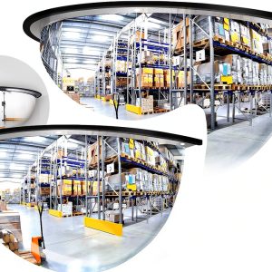 Acrylic Half Dome Blindspot Mirror Isohit 2 Pack 18in Safety Convex-0