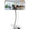 Clampable Convex Safety Mirror ZMJCGLXY White Frame 6.4×3in Adjustable-3