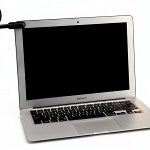 Watch-It Monitor Mirror PELEG DESIGN Clip-On Adjustable Silver Mirror-0