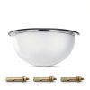 Acrylic Half Dome Blindspot Mirror Isohit 2 Pack 18in Safety Convex-1