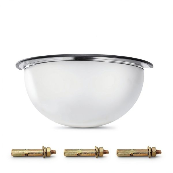 Acrylic Half Dome Blindspot Mirror Isohit 2 Pack 18in Safety Convex-1