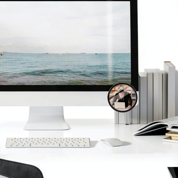 Office Desk Cubicle Mirror by FdcZeyxior 2 Pcs 2.2" Wide Angle Convex-6