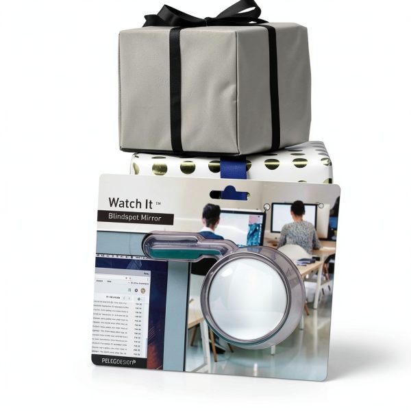 Watch-It Monitor Mirror PELEG DESIGN Clip-On Adjustable Silver Mirror-7