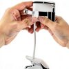 Clampable Convex Safety Mirror ZMJCGLXY White Frame 6.4×3in Adjustable-5