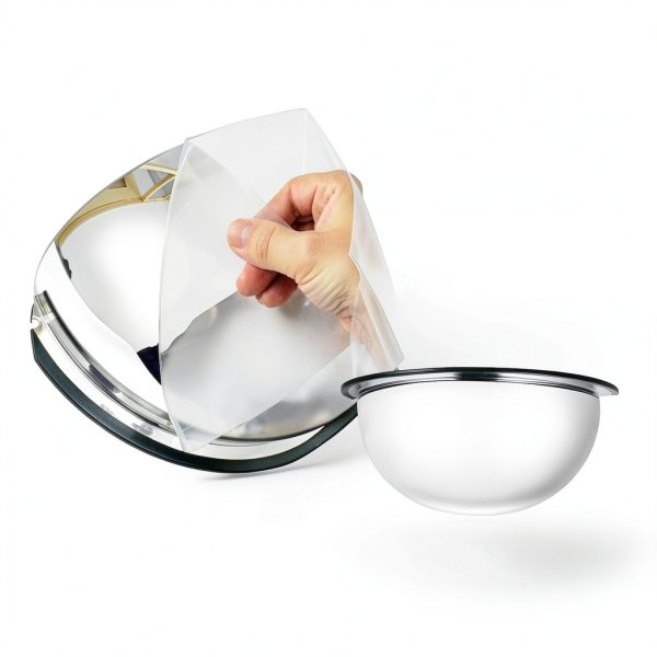 Acrylic Half Dome Blindspot Mirror Isohit 2 Pack 18in Safety Convex-4