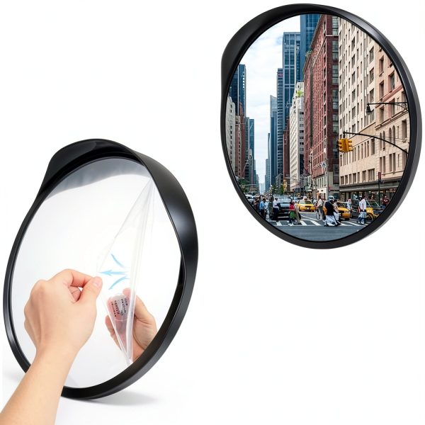 FYNPORT 18 inch Convex Security Mirror 180 degree Adjustable for-5