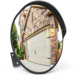 SecurityMan Large 24 Inch Convex Safety Mirror 40ft Blind Spot View-0