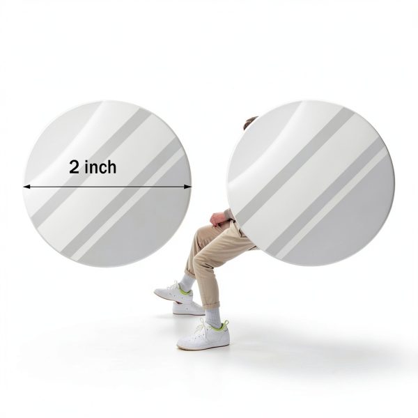 Desk Mirror 2pcs Adjustable Rear View Office Cubicle by Aogigigio 2in-2