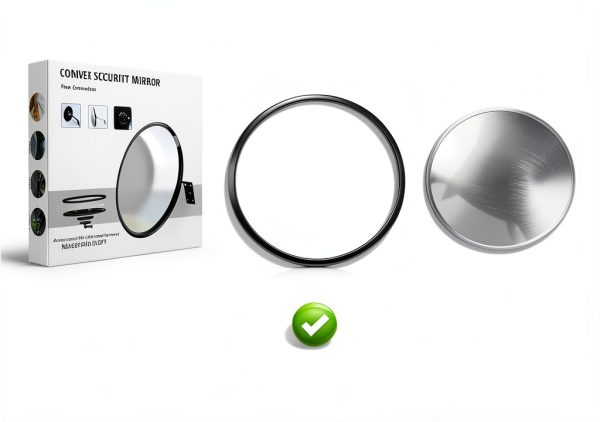 12” Acrylic Convex Mirror Adjustable Bracket Hydencamm 12in-5