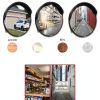 SecurityMan Large 24 Inch Convex Safety Mirror 40ft Blind Spot View-4