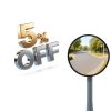 Convex Traffic Mirror 18in Unbreakable PC Safety Mirror by Ovsor-2