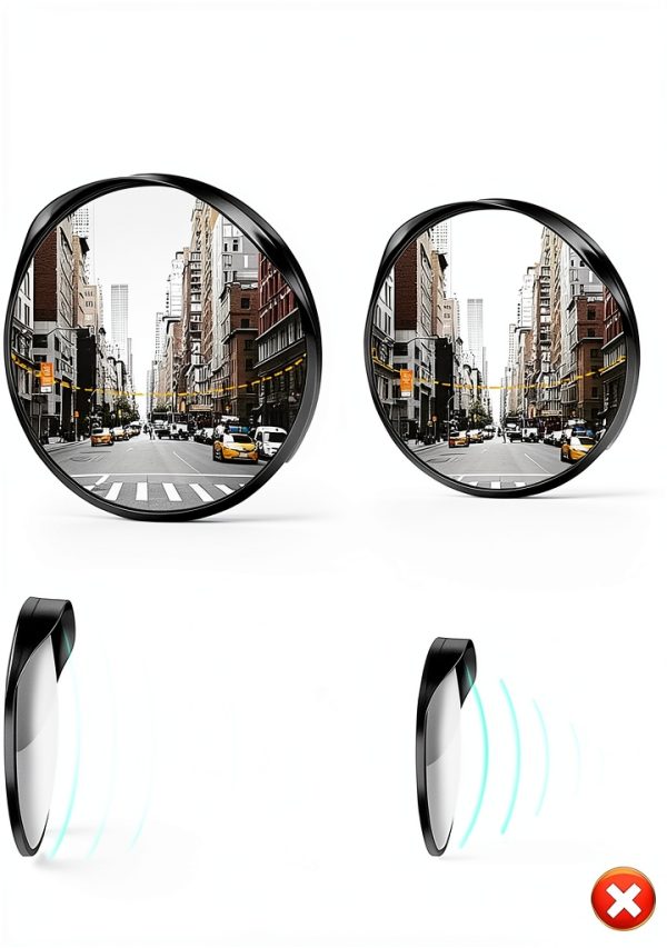 FYNPORT 18 inch Convex Security Mirror 180 degree Adjustable for-4