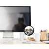 Office Cubicle Mirrors Pretwad 2.3in Swivel Monitor Mirror Black-5