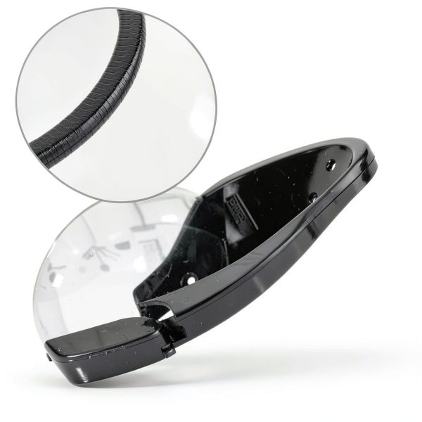 15" HD Convex Traffic Mirror Angooni Adjustable Blind Spot 15IN Black-1
