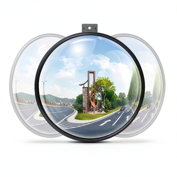 12-Inch Traffic Mirror JFIYETH Safety Mirror 160° Adjustable-3