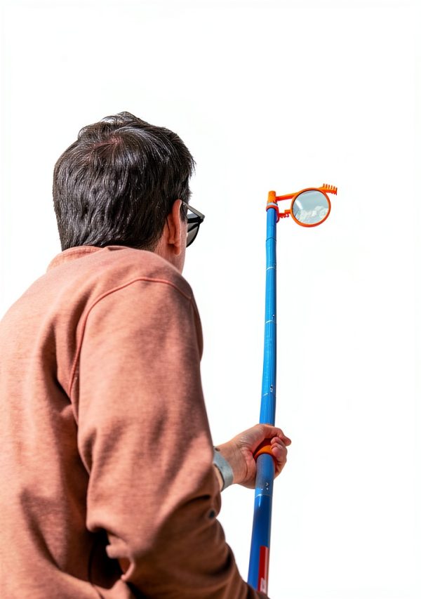 Inspection Mirror EZ Smart Retractable Safety Mirror Orange IM001-3