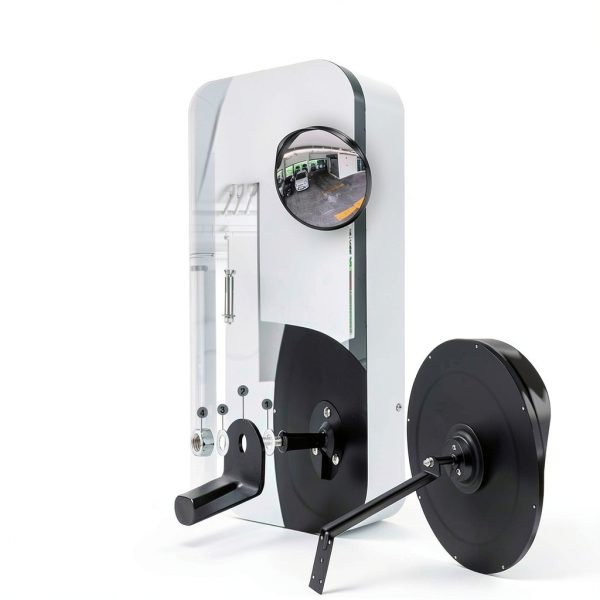 16" Convex Driveway Mirror, Upgrade Wide Angle View, Adjustable Blind Spot Mirror, Traffic Mirrors, Security Mirrors Indoor and Outdoor, Parabolic Safety Mirrors-6