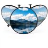 11.8 inch 2mm Thick Acrylic Convex Mirror - Adjustable Wide Angle View Indoor Security Mirror for Garage Parking Warehouse Office and Corner Security Traffic, and Addressing Corner Blind Spot Areas-1