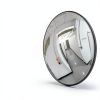 Acrylic Indoor Convex Mirror 12" Round Vision Metalizers Black-5