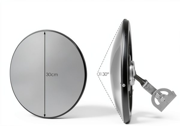 12-Inch Traffic Mirror JFIYETH Safety Mirror 160° Adjustable-6