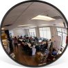 Acrylic Indoor Convex Mirror 12" Round Vision Metalizers Black-0