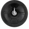 Acrylic Indoor Convex Mirror 12" Round Vision Metalizers Black-1